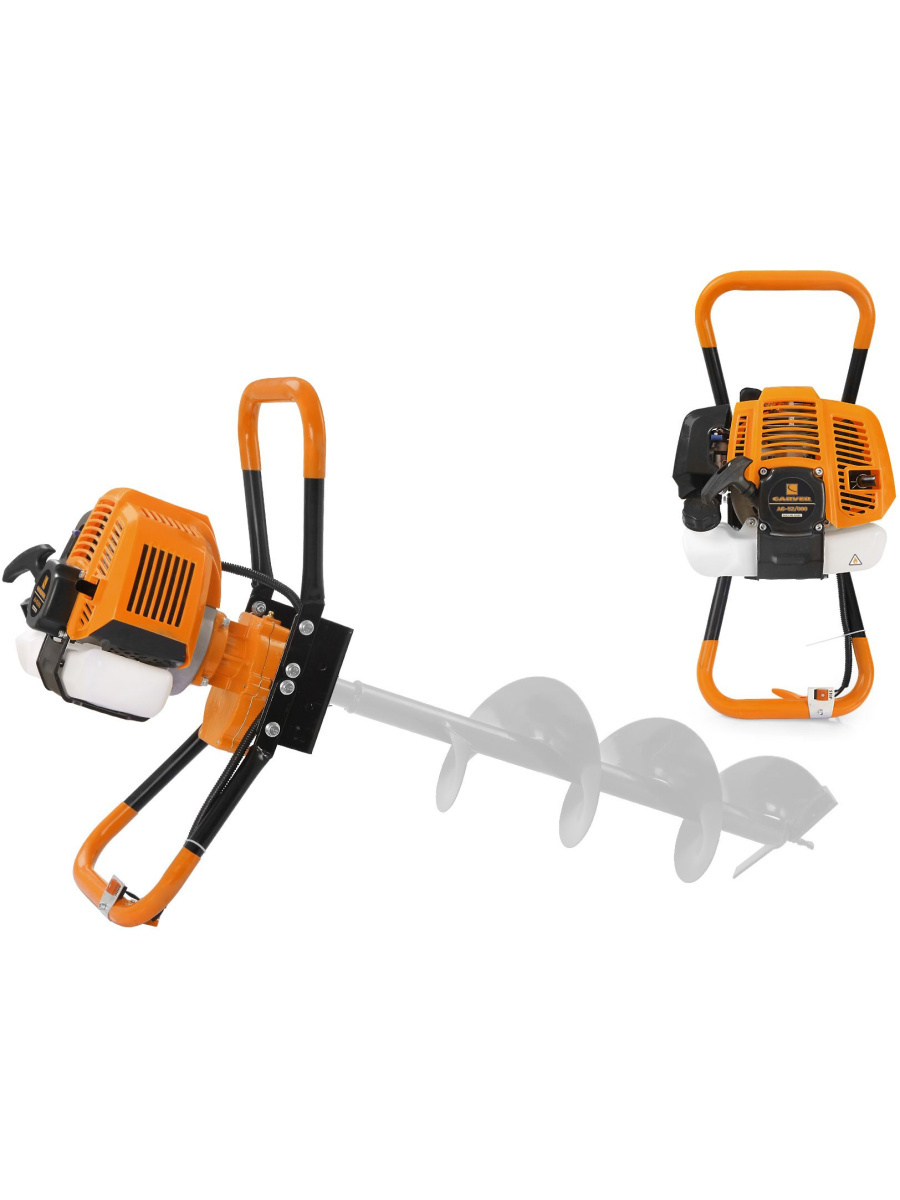 Изображение товара Мотобур Carver AG-52/000 2-тактный мощный бытовой инструмент