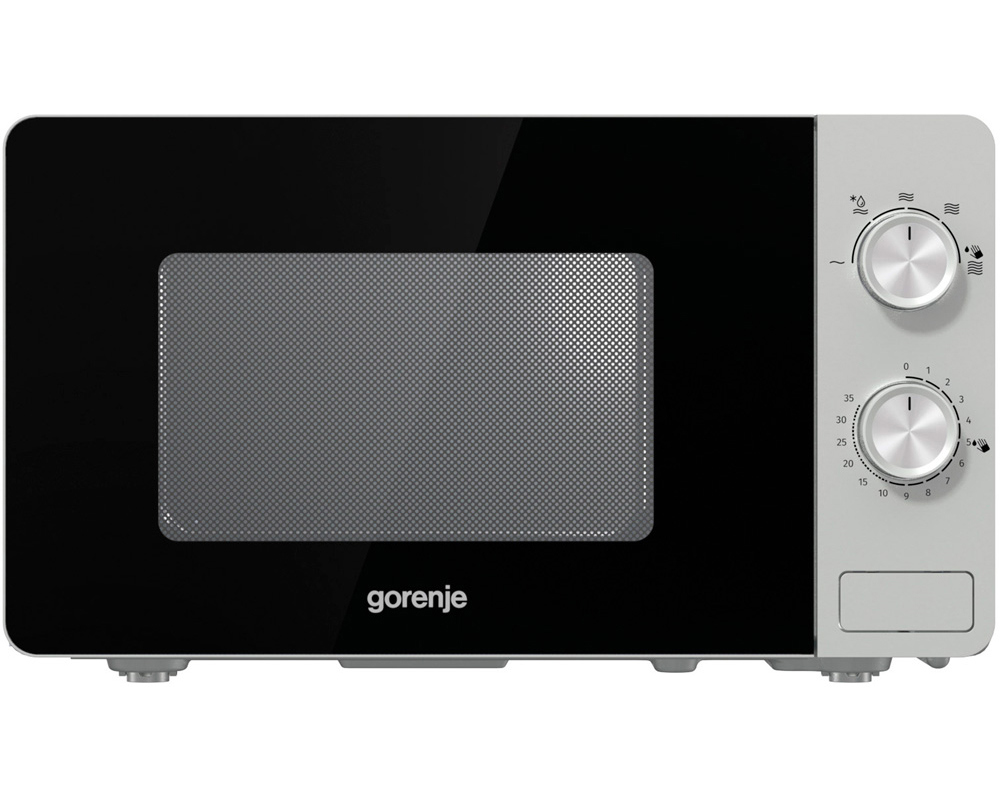Изображение товара Микроволновая печь Gorenje MO20E1S 20 л серебристая с автоматической очисткой