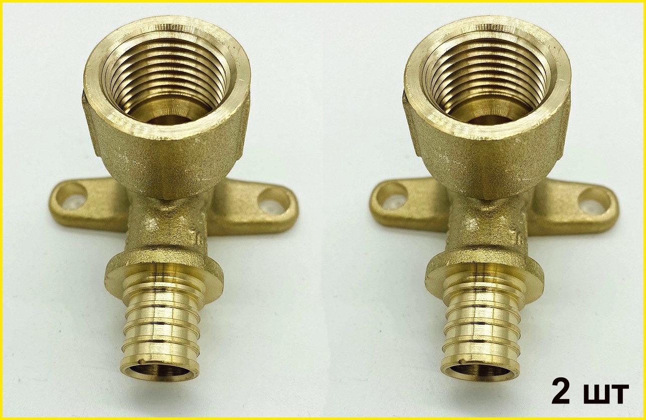 Изображение товара Водорозетка Tim 1/2"x16 ВР латунь 2 шт H-ZL1602F-2