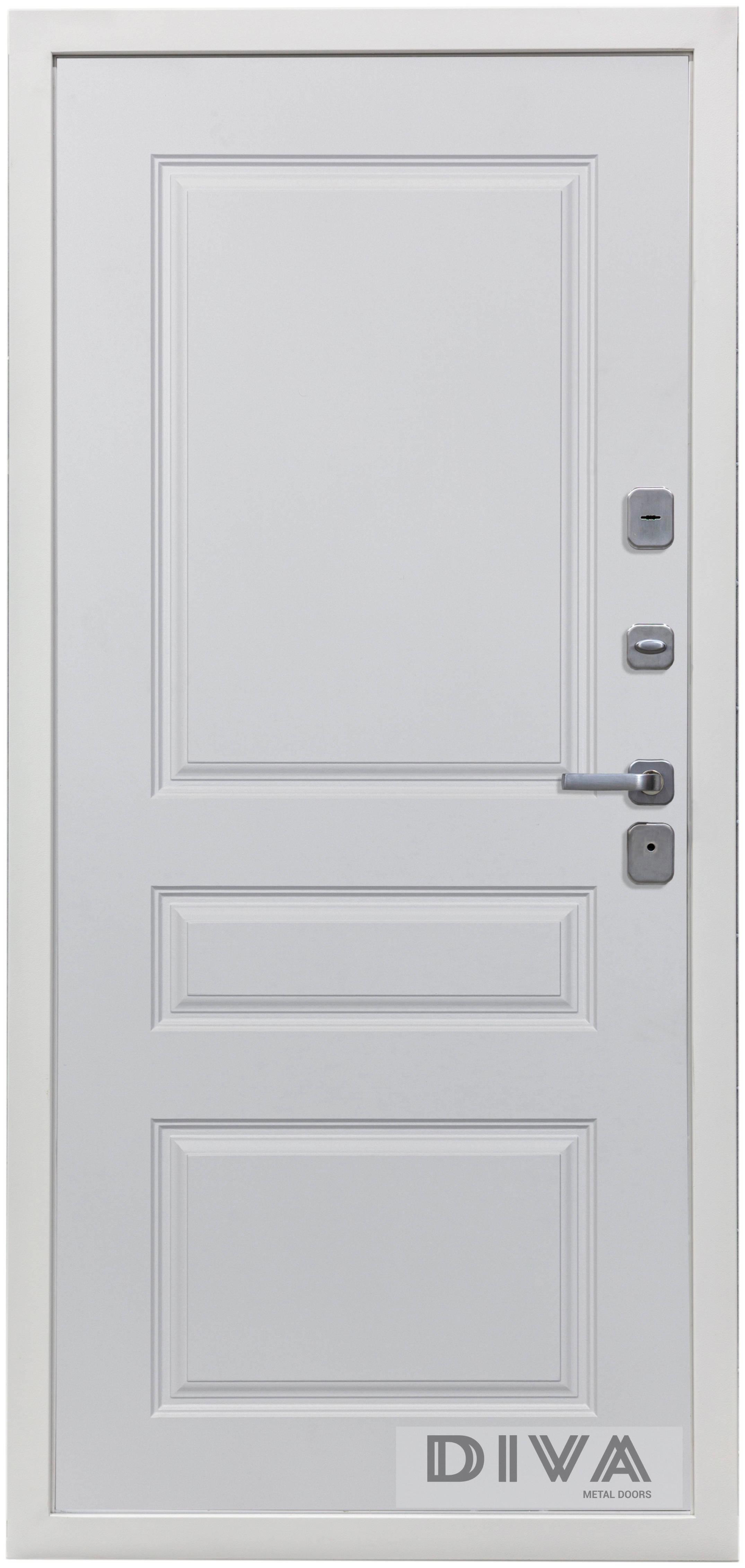 Изображение товара Входная дверь DIVA Diva 97/3 УТ-00074989 2050х960 мм (прав+лев) графит/серый