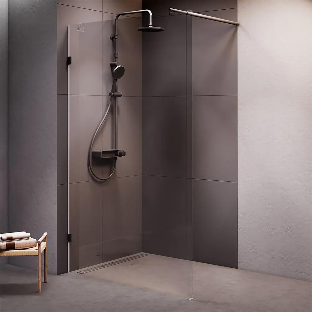 Изображение товара Душевая перегородка Am.pm W94UWI-120-F1-BTE_7214 120.4x195 см черный профиль