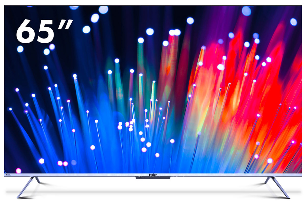 Изображение товара Телевизор Haier 65 4K HDR Dolby Vision Smart TV Android 11 серебристый