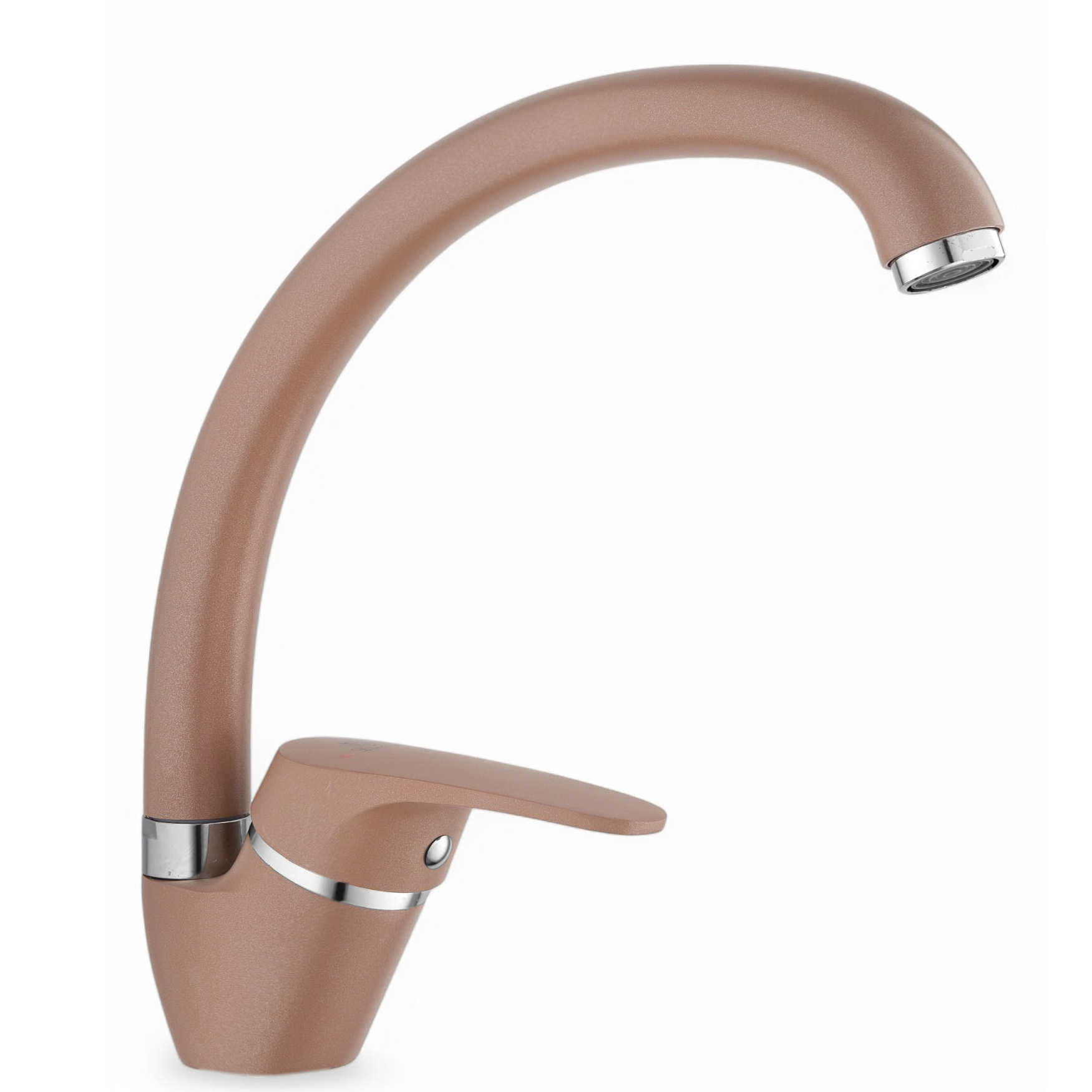 Изображение товара Кухонный смеситель Diadonna D98-559124BR с поворотным изливом коричневый