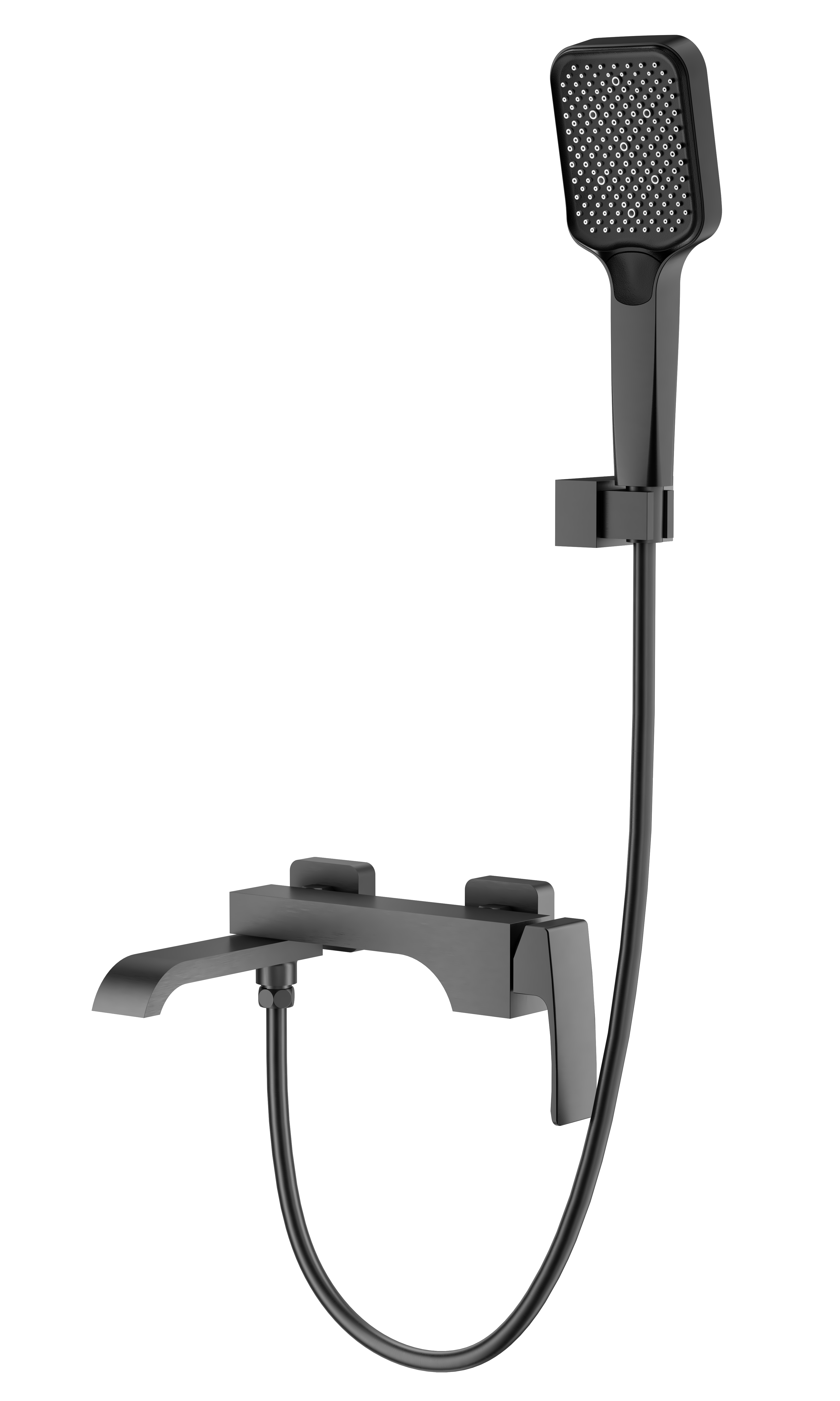 Изображение товара Смеситель для ванны RAGLO ГРАФИТ R02.30.09 современный дизайн с функциями переключения