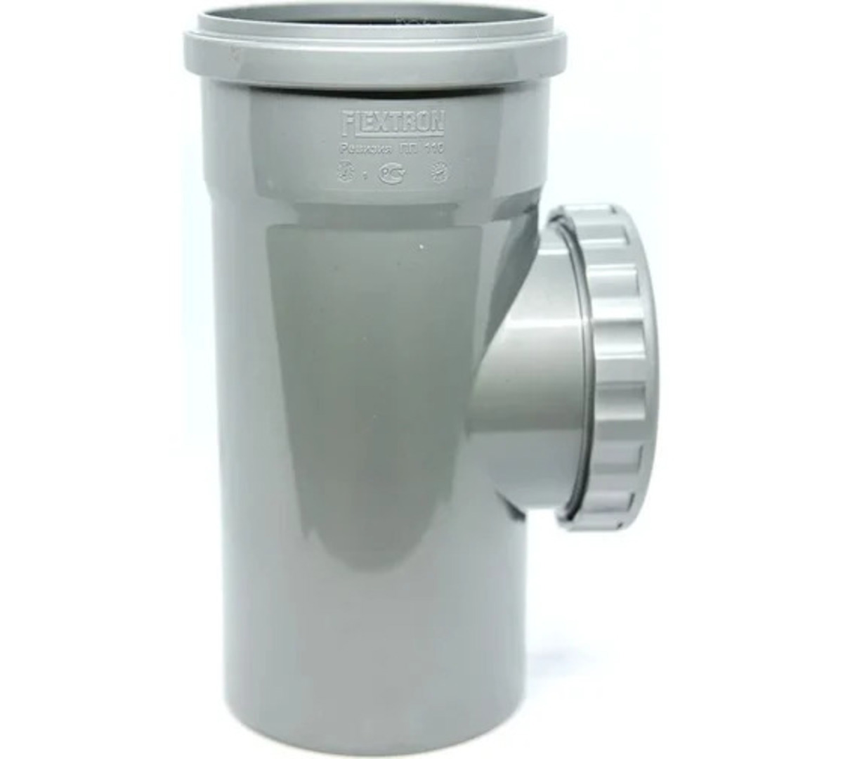Изображение товара Ревизия канализационная Flextron 110 мм со съемной крышкой комплект 4 шт Россия