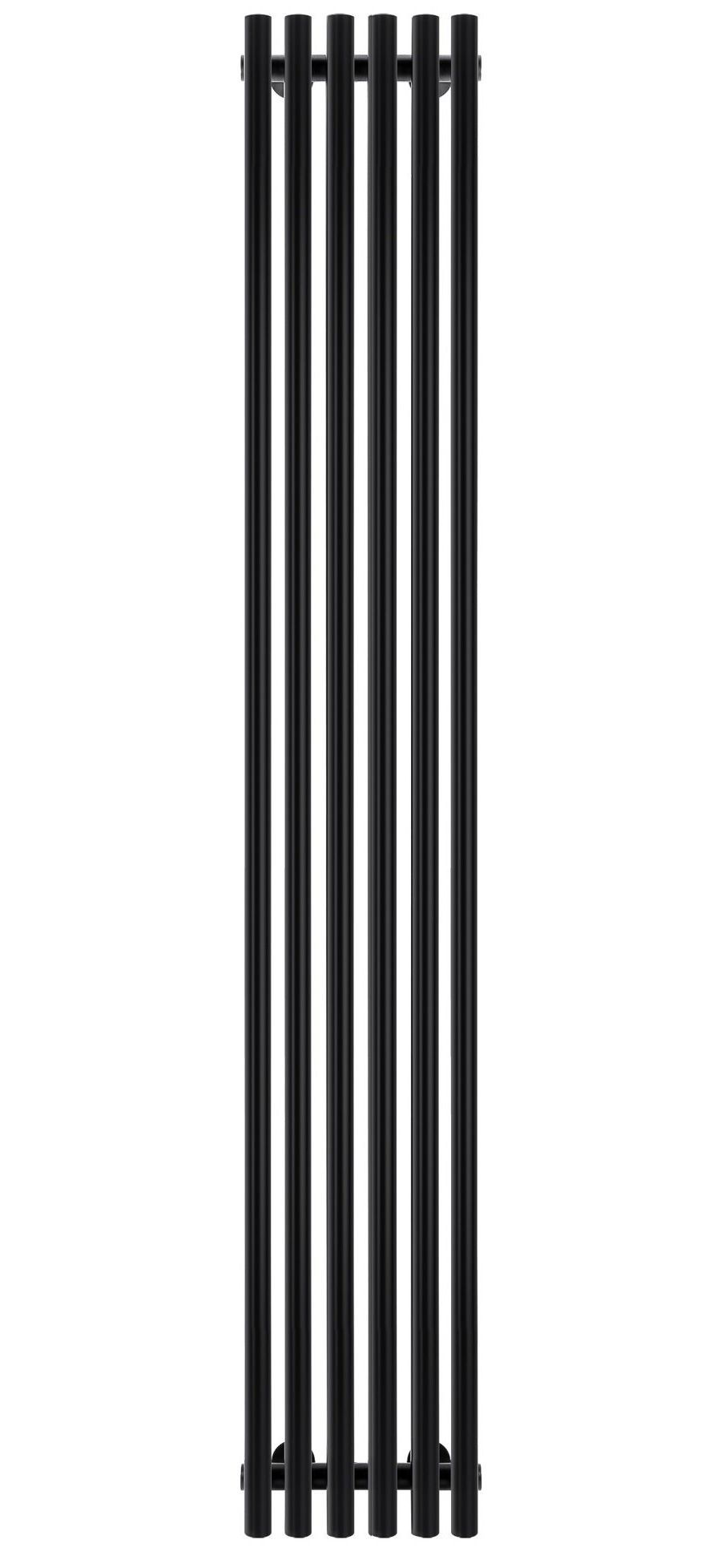 Изображение товара Водяной полотенцесушитель Secado Бергамо плюс 6 2000x330 мм черный нержавейка