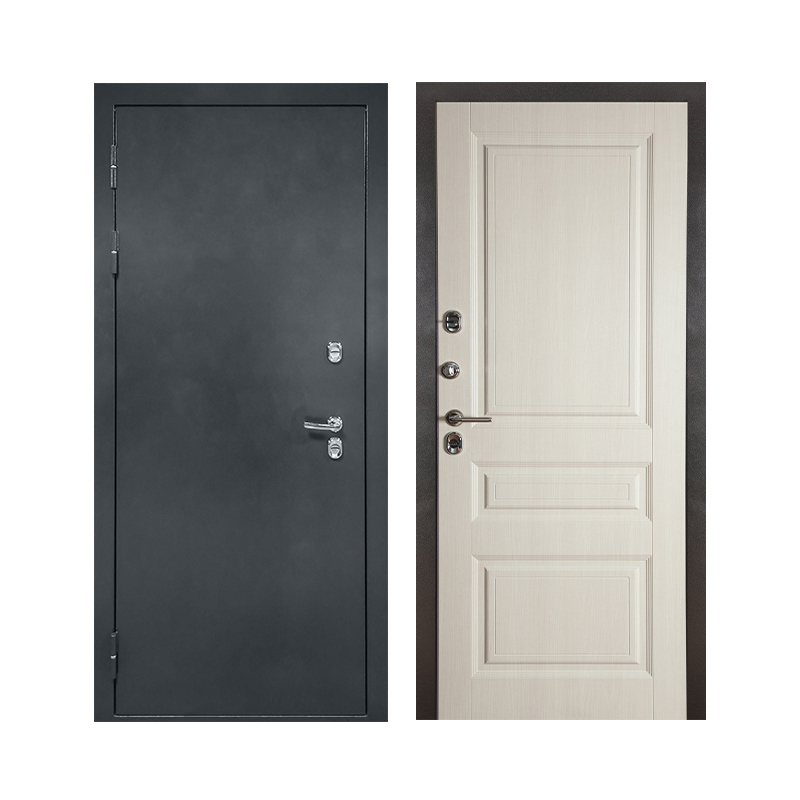 Изображение товара ВДК ДМ Термо Классика Гладкая — входная дверь, левый, 96х205 см, антик серебро