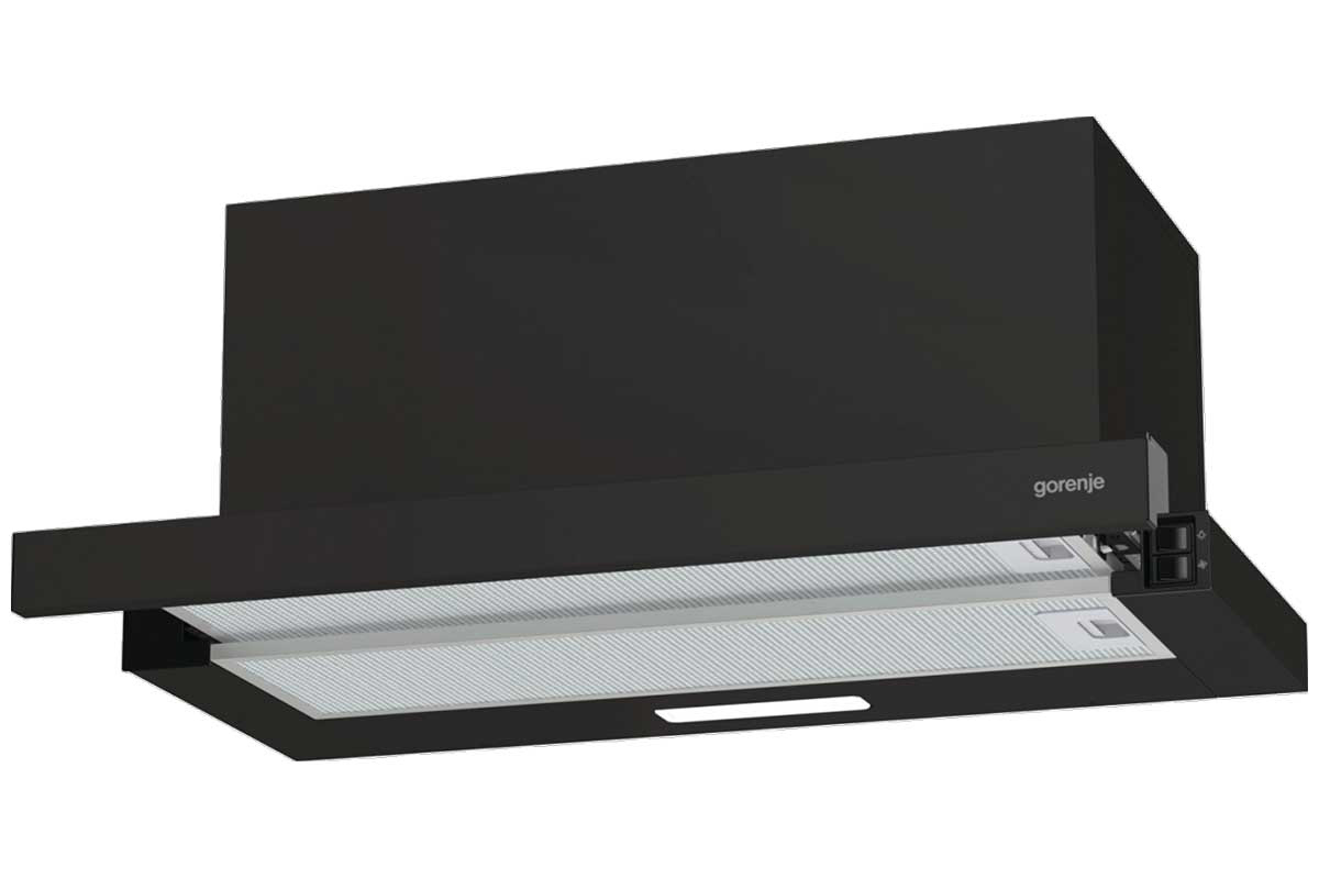 Изображение товара Встраиваемая вытяжка Gorenje TH606E7B 60 см черная с механическим управлением