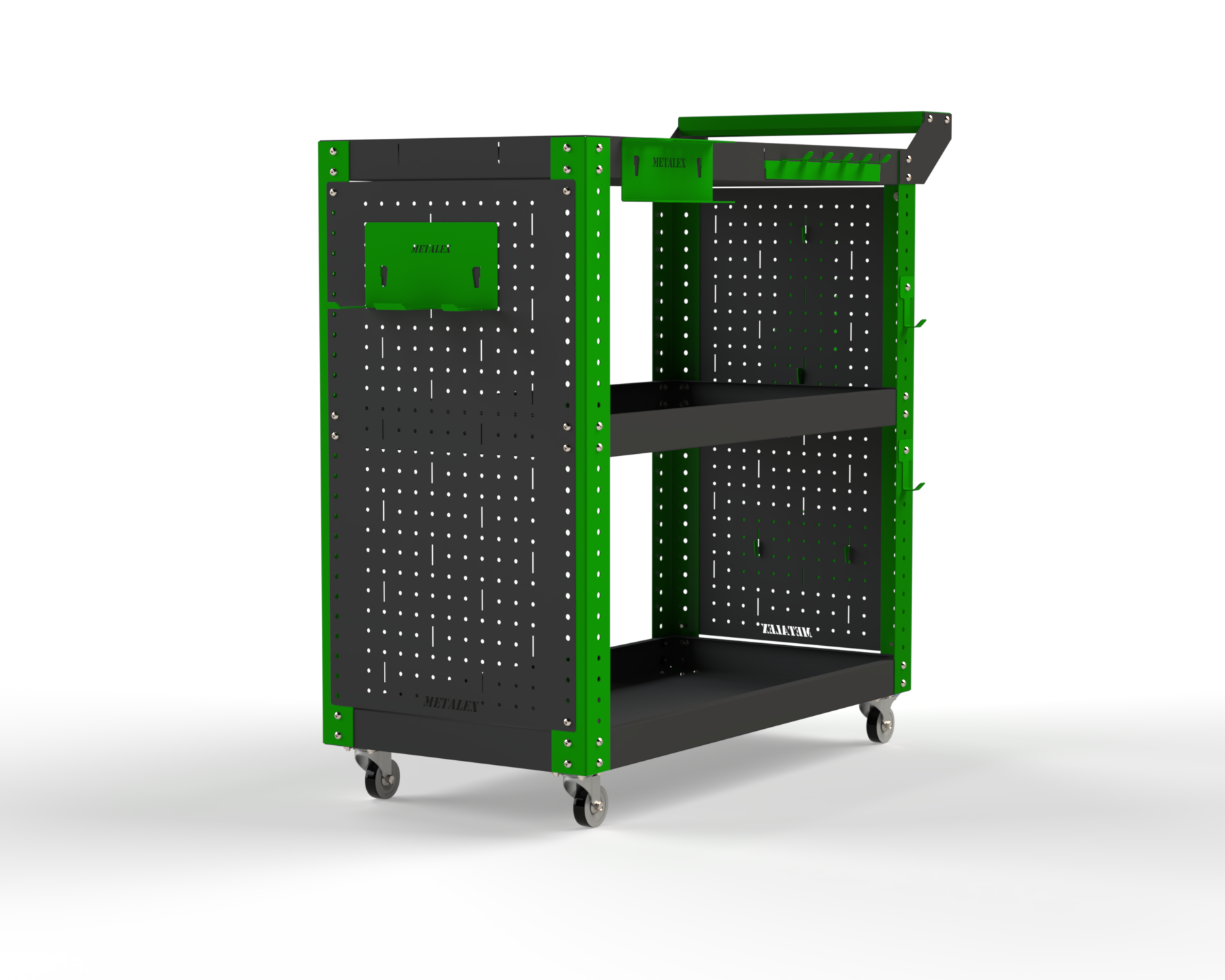 Изображение товара Тележка инструментальная Metalex Тип 2 118154 950x400x800 мм