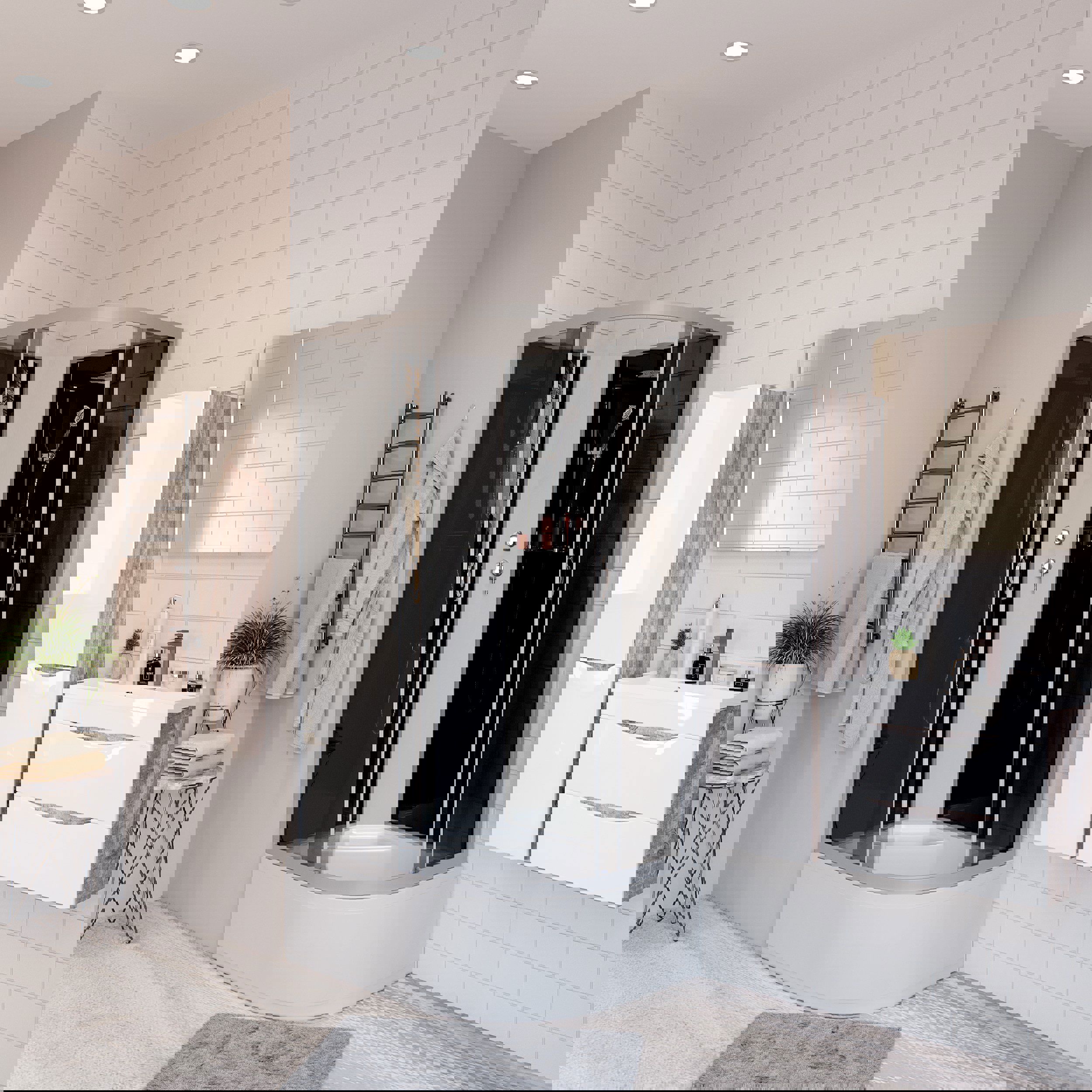 Изображение товара Душевая кабина Niagara 25101434LBK высокий поддон 120x80см