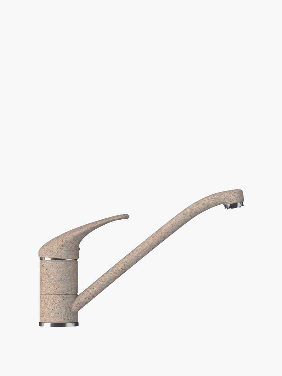 Изображение товара Смеситель для кухни Polygran 072078 поворотный излив 17 см песочный