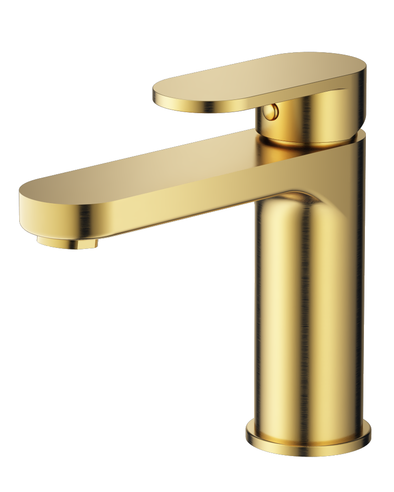 Изображение товара Смеситель для раковины Raglo R50 R50.10.23 однорычажный цвет золотой