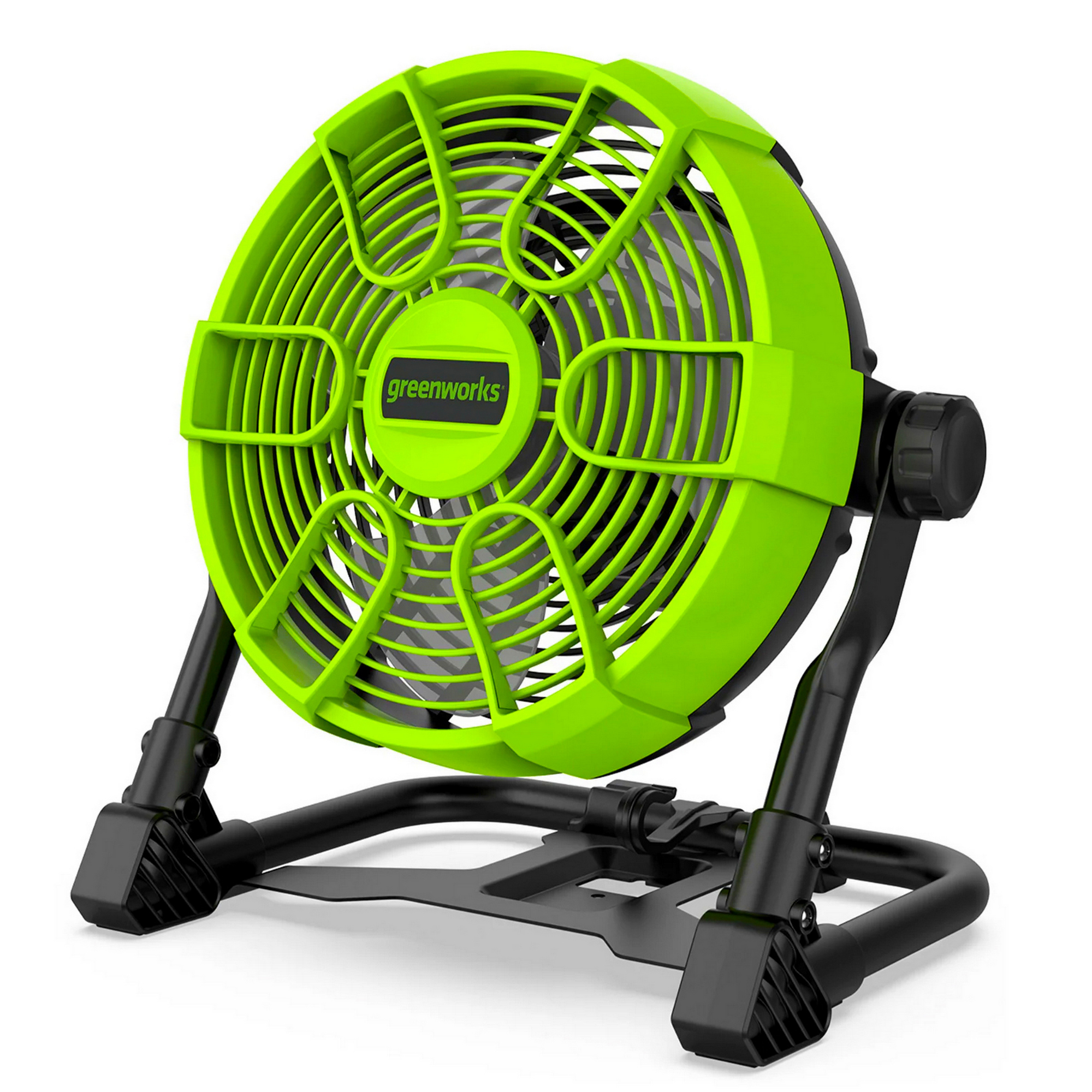 Изображение товара Напольный вентилятор Greenworks G24FAN с гибридным питанием, 254 мм