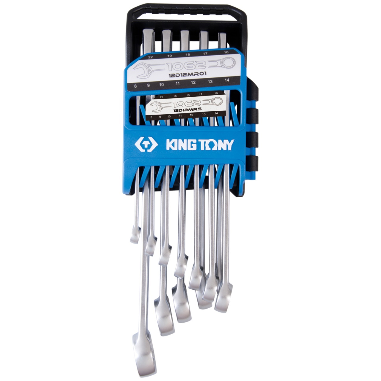 Изображение товара Набор ключей комбинированных King Tony 12D12MRS 8-22 мм, 12 шт
