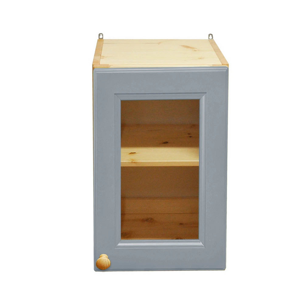 Изображение товара Навесной шкаф Весури Дом мебели из сосны УТ000007548 40 x 74 x 32 см Дерево цвет серый