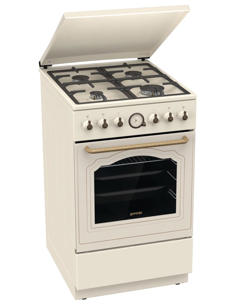 Изображение товара Газовая плита Gorenje 740730 с духовкой и газовым грилем 50.1x85.2x59.5 см бежевый