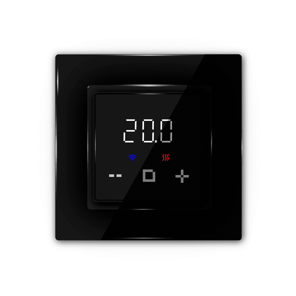Изображение товара Терморегулятор Primoclima Primotronic Wi-Fi для теплого пола программируемый черный