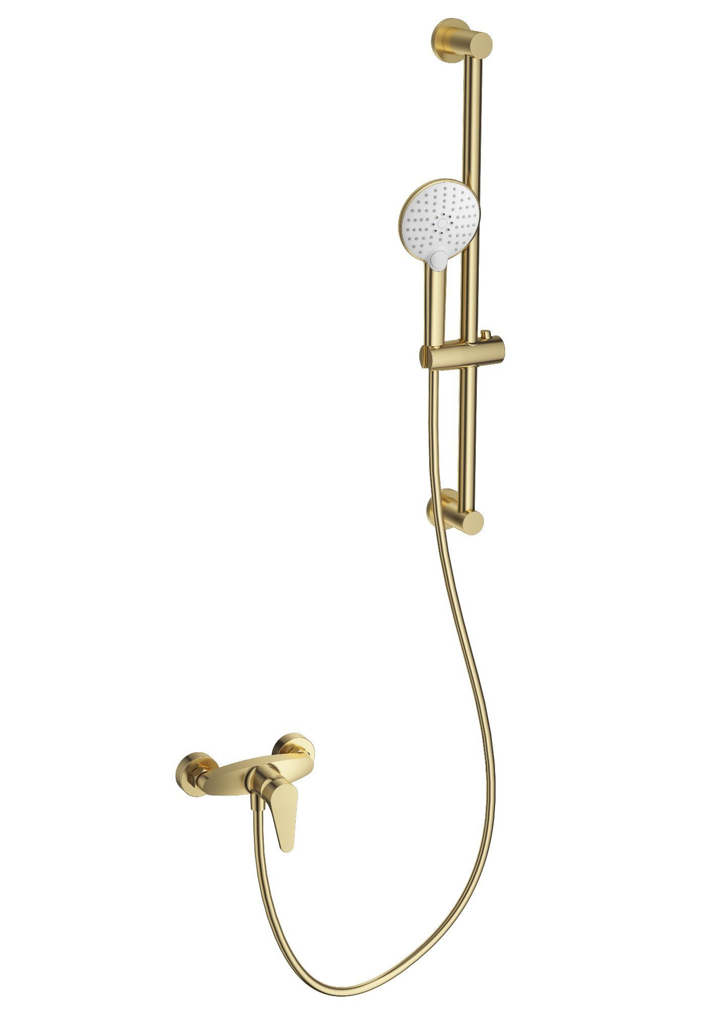 Изображение товара Смеситель для душа WONZON & WOGHAND WW-AE3103-BG с гарнитуром Изображение товара Смеситель для душа WONZON & WOGHAND WW-AE3103-BG с гарнитуром