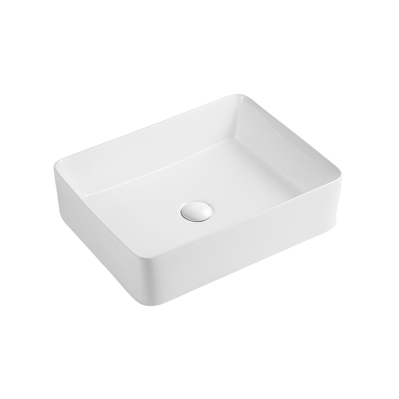 Изображение товара Раковина AZARIO AZ 2074B Накладная Прямоугольная Белая 52x41x13