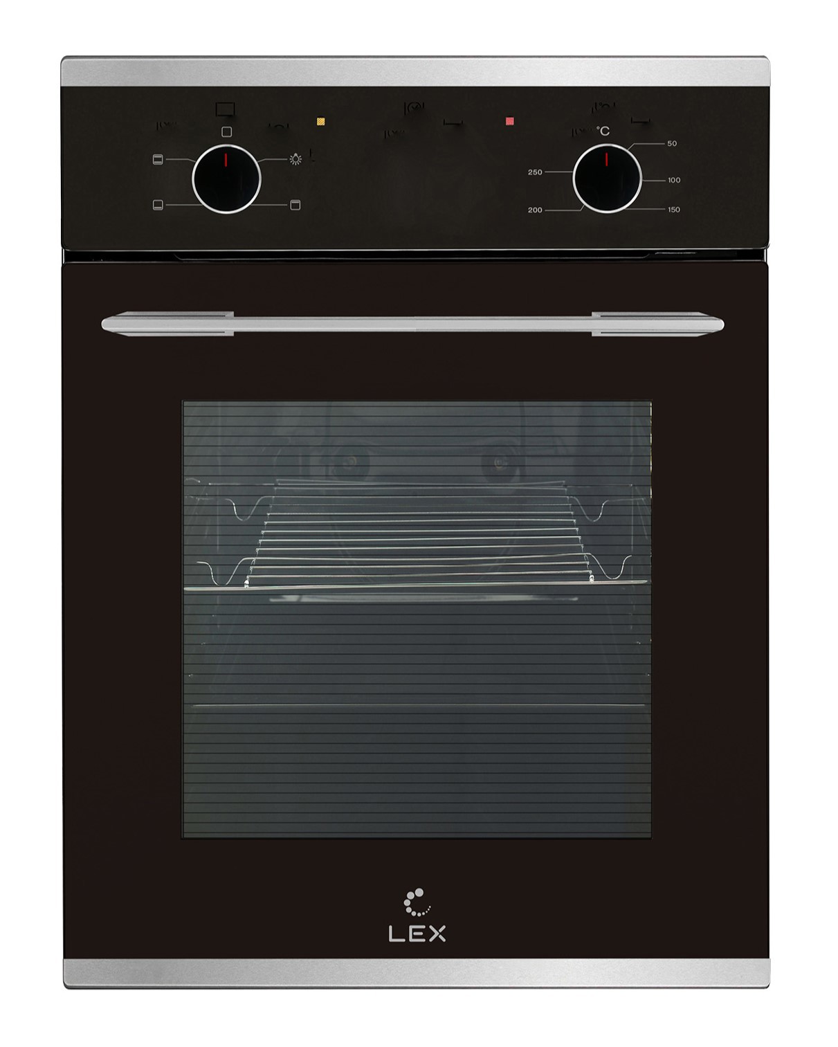 Изображение товара Встраиваемый электрический духовой шкаф Lex EDM 4545 BL черный 45х59.5х58 см