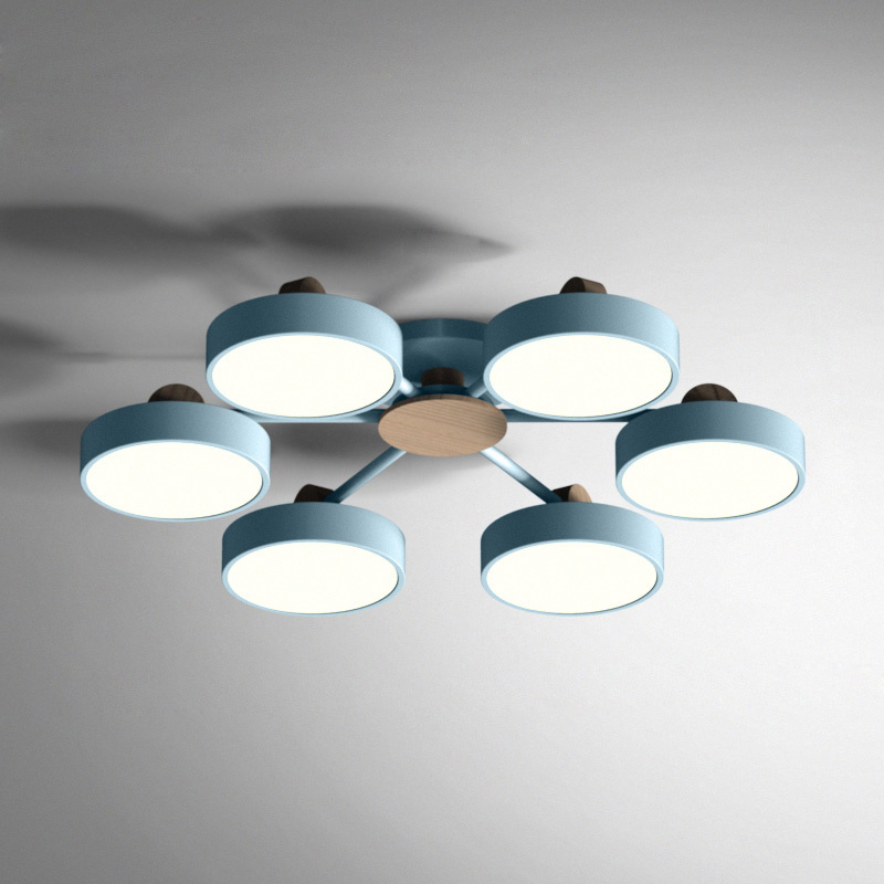 Изображение товара Люстра потолочная Imperiumloft Move 6 178256-26 6 ламп 36 м² цвет розовый