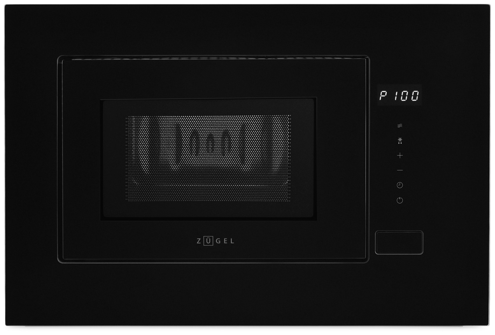Изображение товара Встраиваемая микроволновая печь Zugel ZMO201B, черная 20 л 59.5x39x31.3 см цвет черный