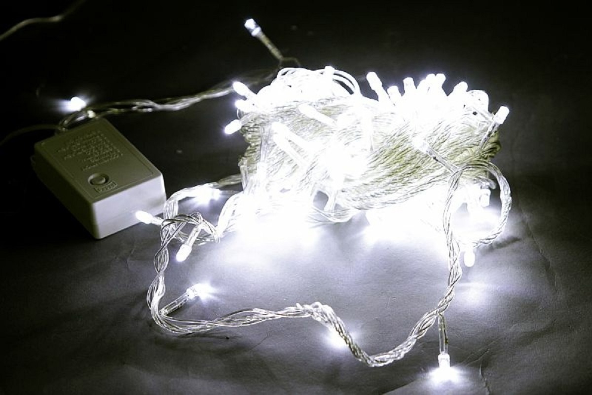 Изображение товара Электрогирлянда комнатная Sneha A-001 LED WT 10 м 100 ламп Белая