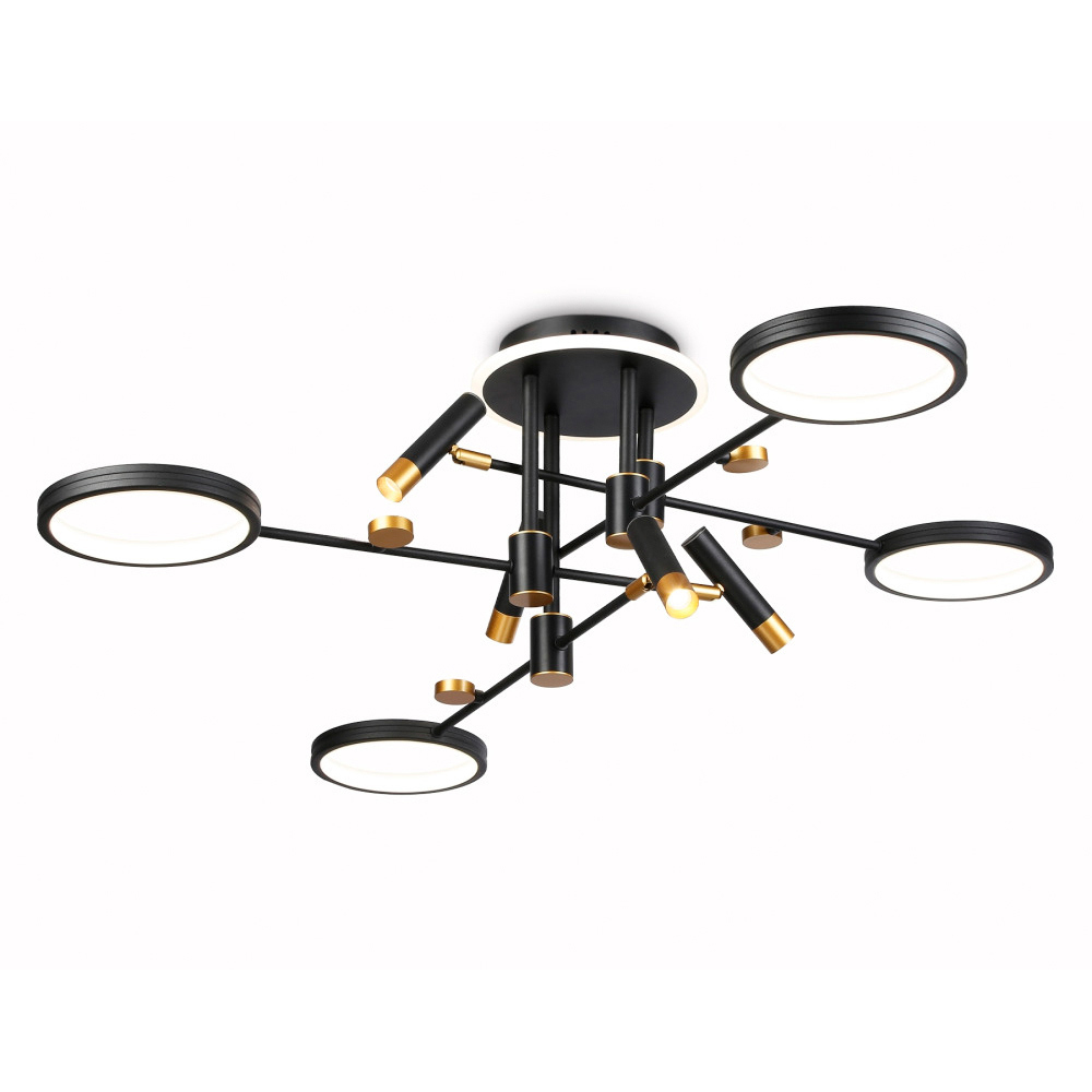 Изображение товара Люстра потолочная светодиодная Ambrella Comfort FL51649 с пультом управление 16м2 теплый белый