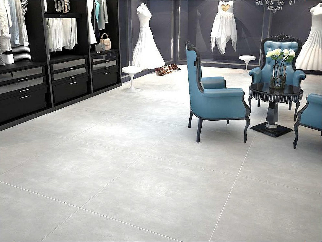 Изображение товара Керамогранит КЕРАМОПРО Samanta Light Gray 60x120 см морозостойкий для пола и стен