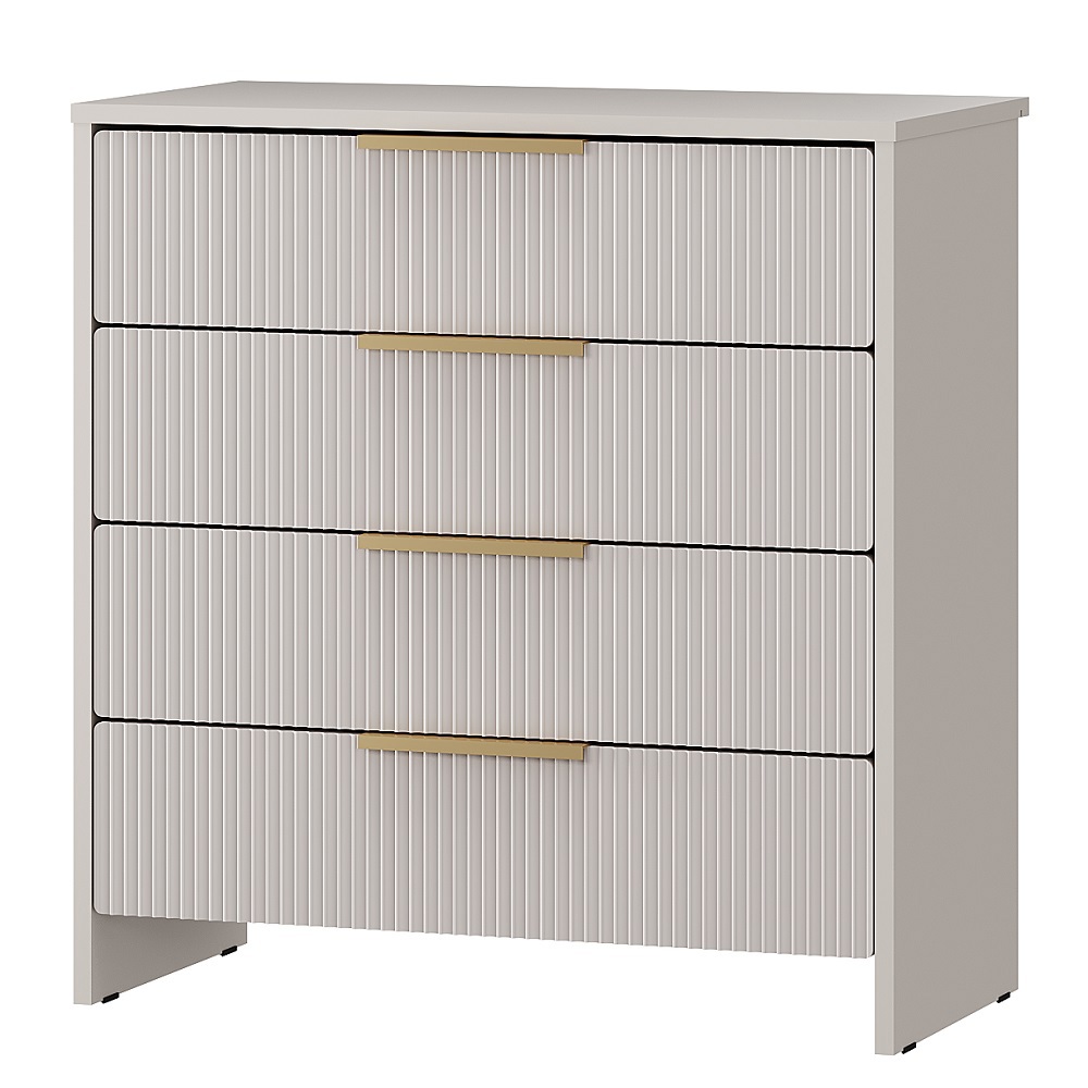Изображение товара Комод Bts Км-02 4 ящика 72x37x75 см ЛДСП цвет кашемир/mf03