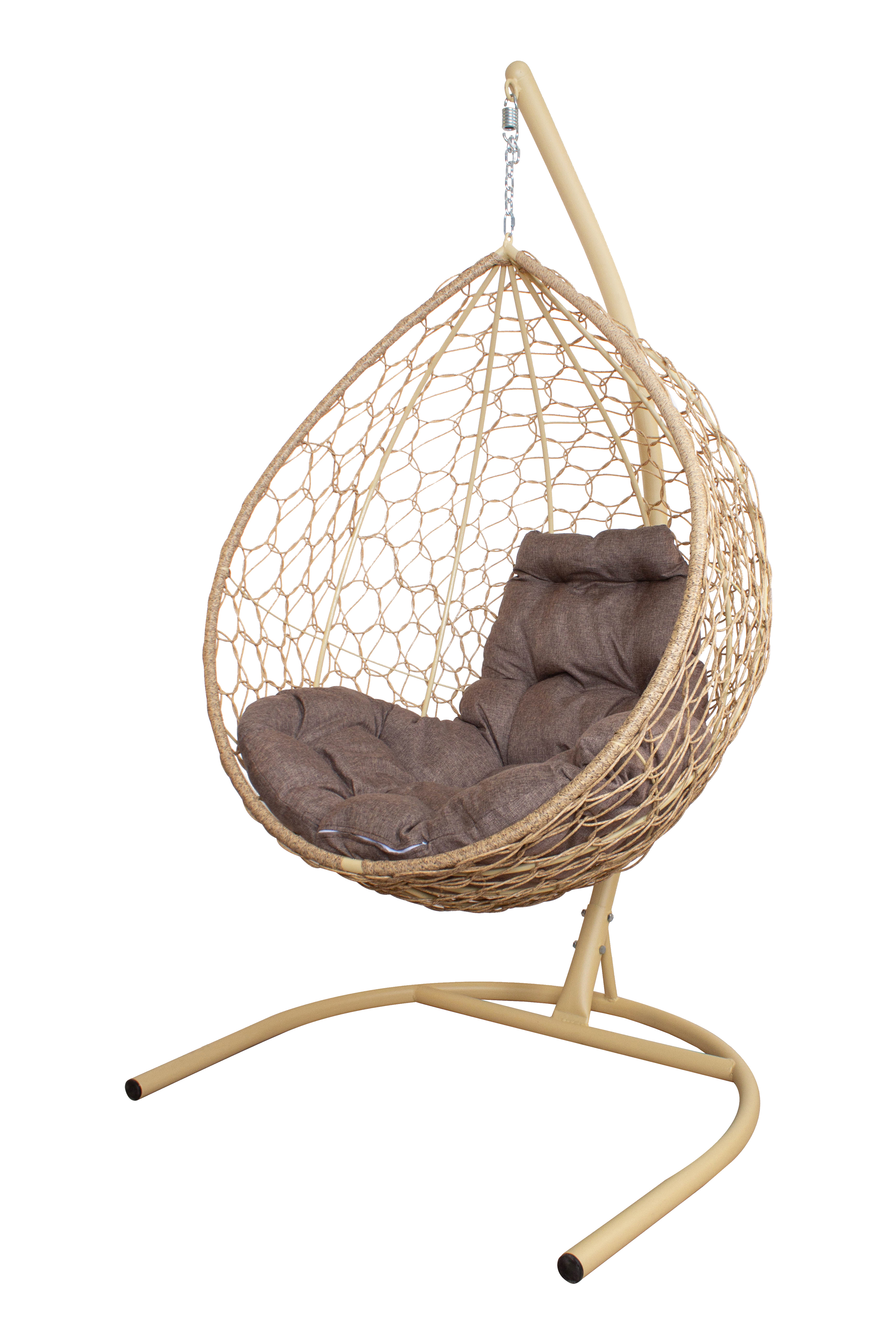 Изображение товара Кресло подвесное M-group 11830505 Капля home 1-х местные до 120 кг бежевый