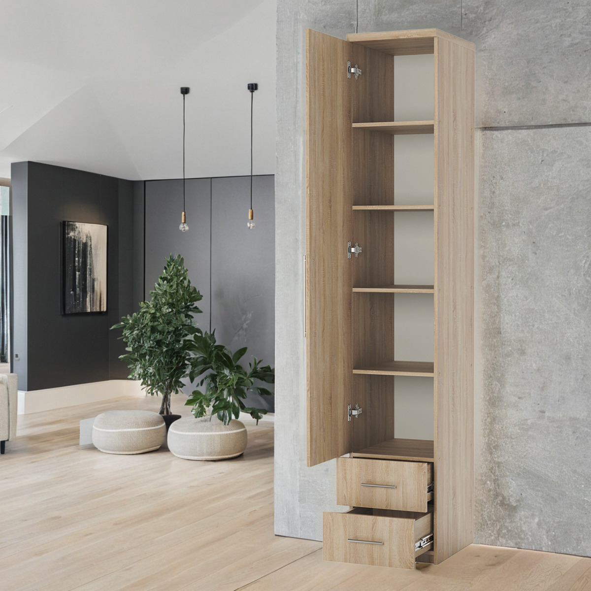 Изображение товара Шкаф распашной Шарм-Дизайн Мелодия МПЯ-11 40х220 см