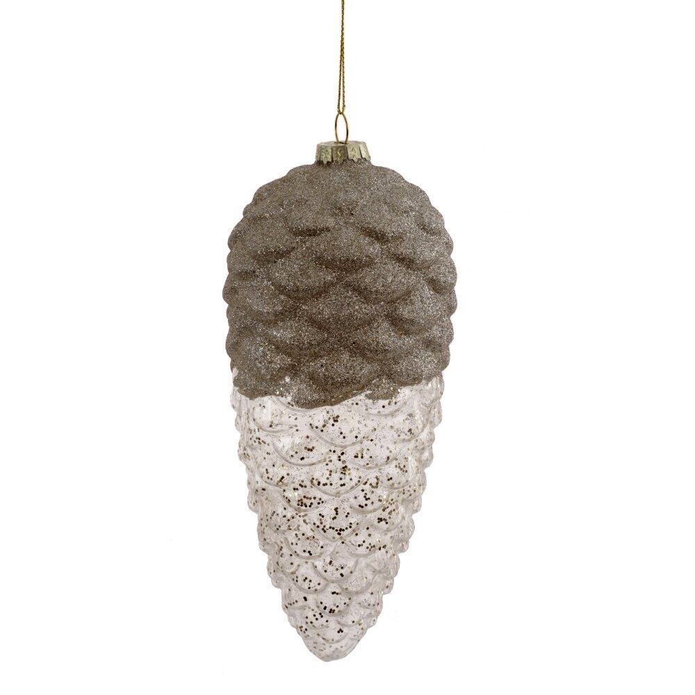 Изображение товара Елочная игрушка 809429 22 см x 9 см жёлтый/золотой