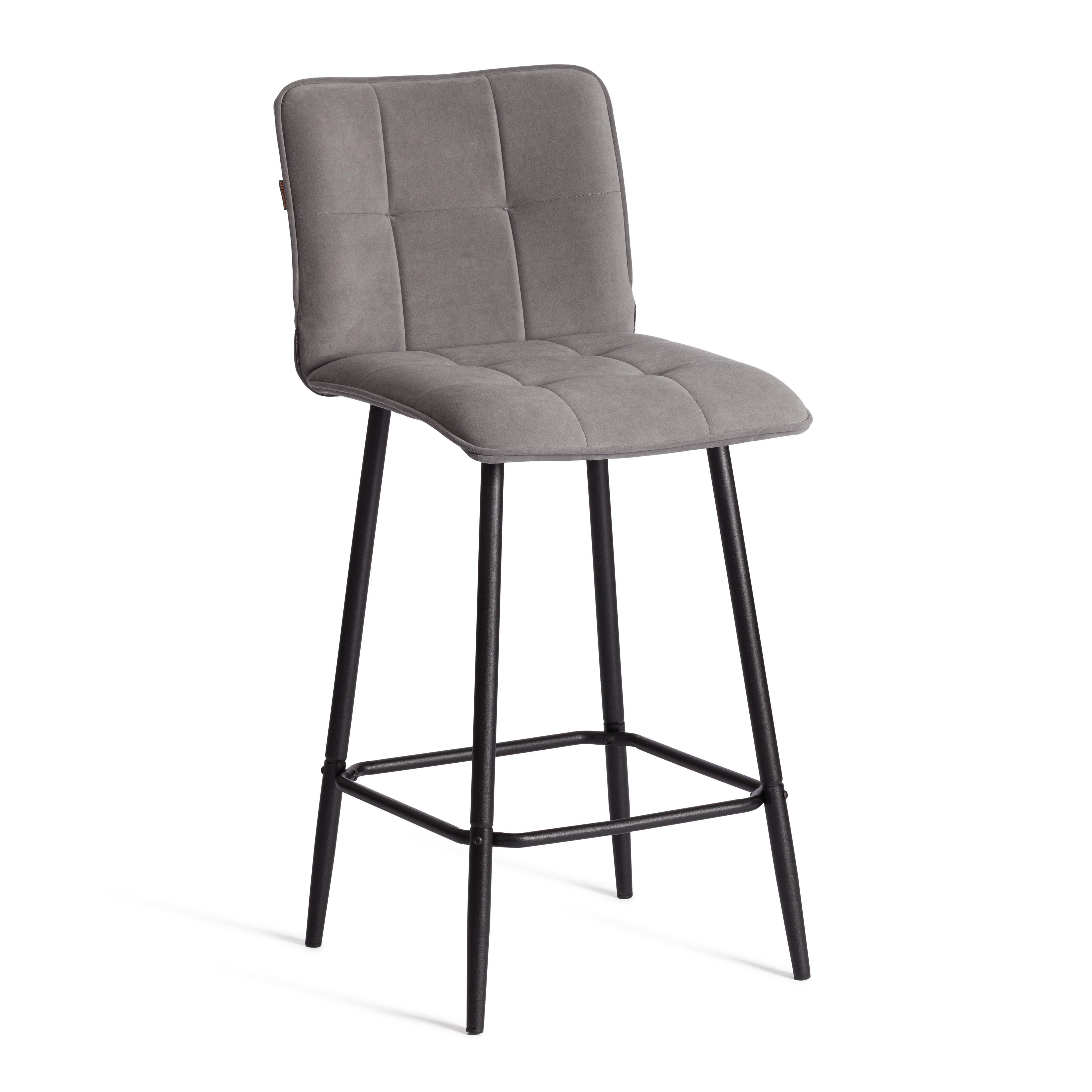 Изображение товара Полубарный стул Tetchair Bari серый 42x99 см