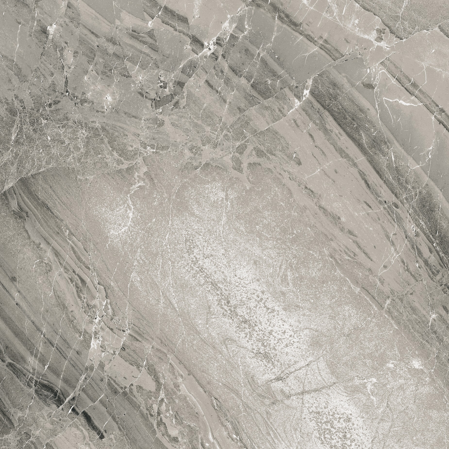 Изображение товара Керамическая напольная плитка Eurotile Istambul 40x40 см серый эффект камень