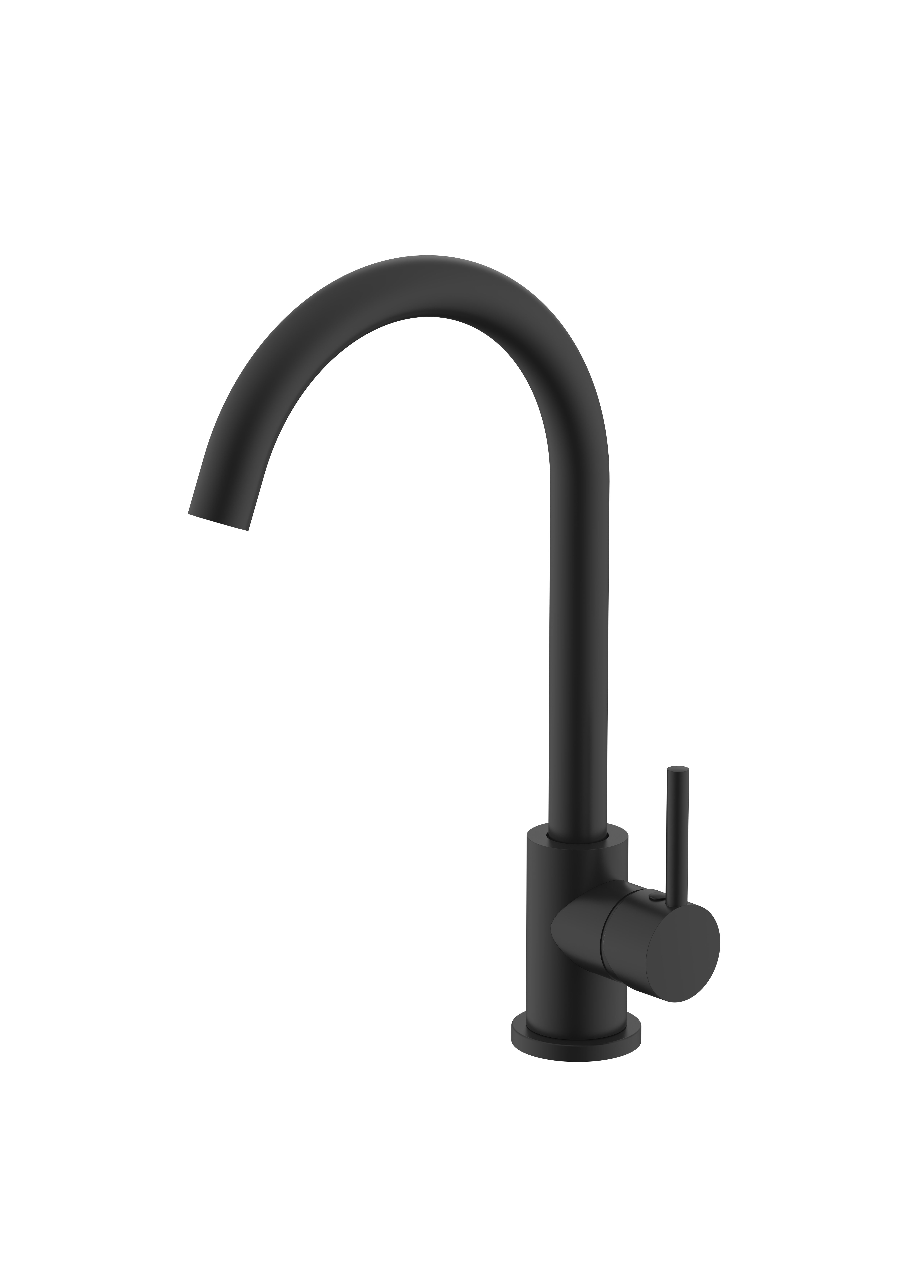 Изображение товара Смеситель для кухни S201 Splenka черный нержавеющая сталь 24.5 см