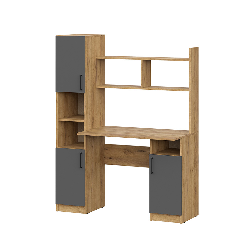 Изображение товара Стол компьютерный Денвер 123x160x57 см из ЛДСП цвет графит