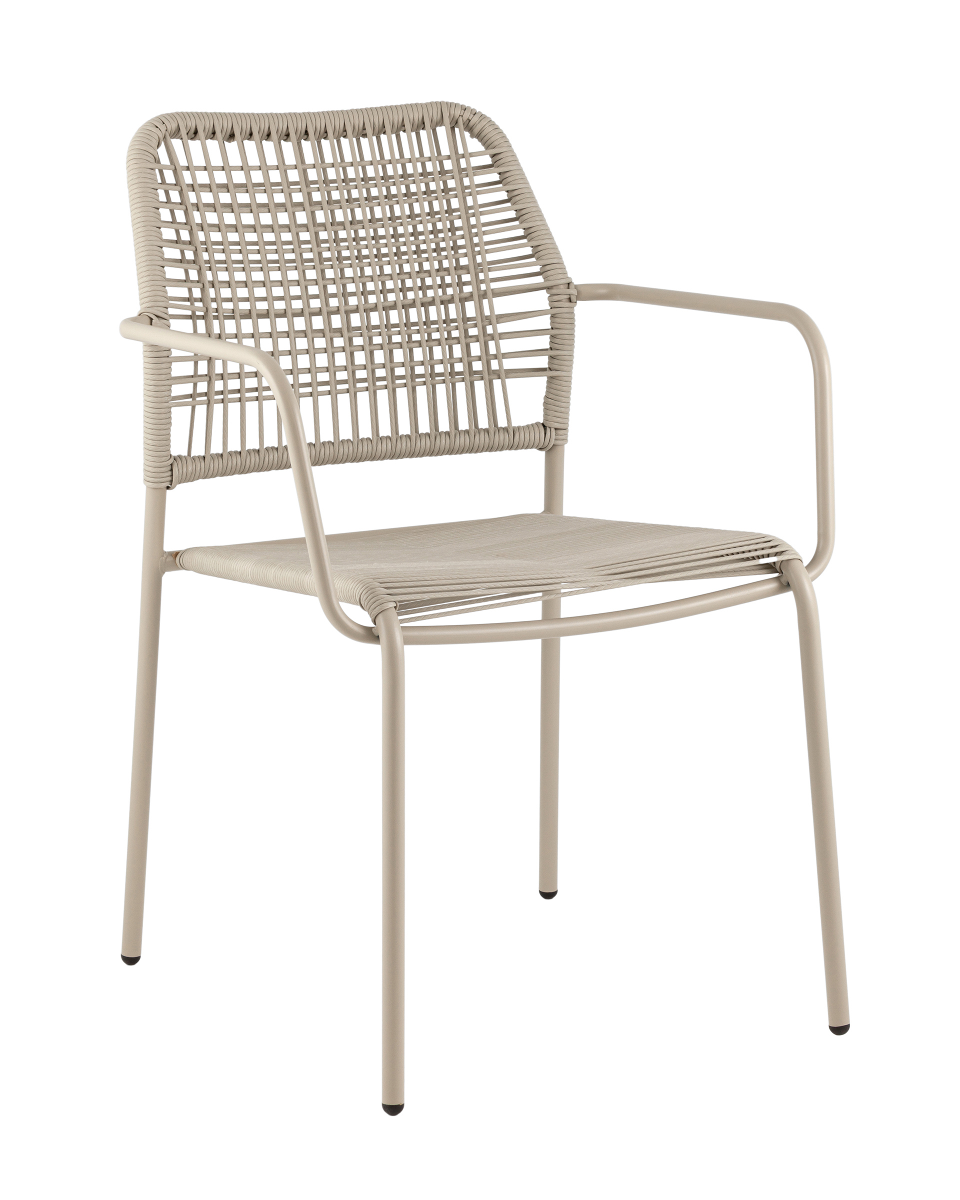 Изображение товара Кухонный стул Solaia AD632068 off-white BOX2 2 шт белый пластиковый металлический стиль лофт