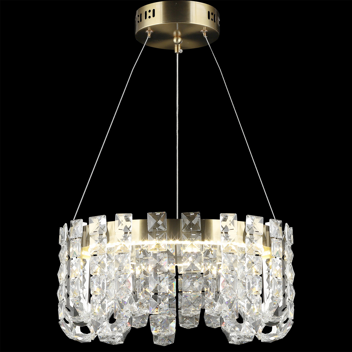 Изображение товара Светильник подвесной светодиодный Reluce 02601-0.4-80w cop+ch 14 м² регулируемый белый свет цвет хром/медь/прозрачный