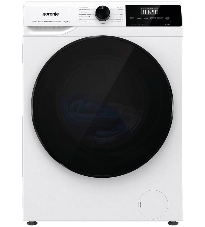 Изображение товара Стирально-сушильная машина Gorenje W1D2A164ADS 10 кг 6 кг белая