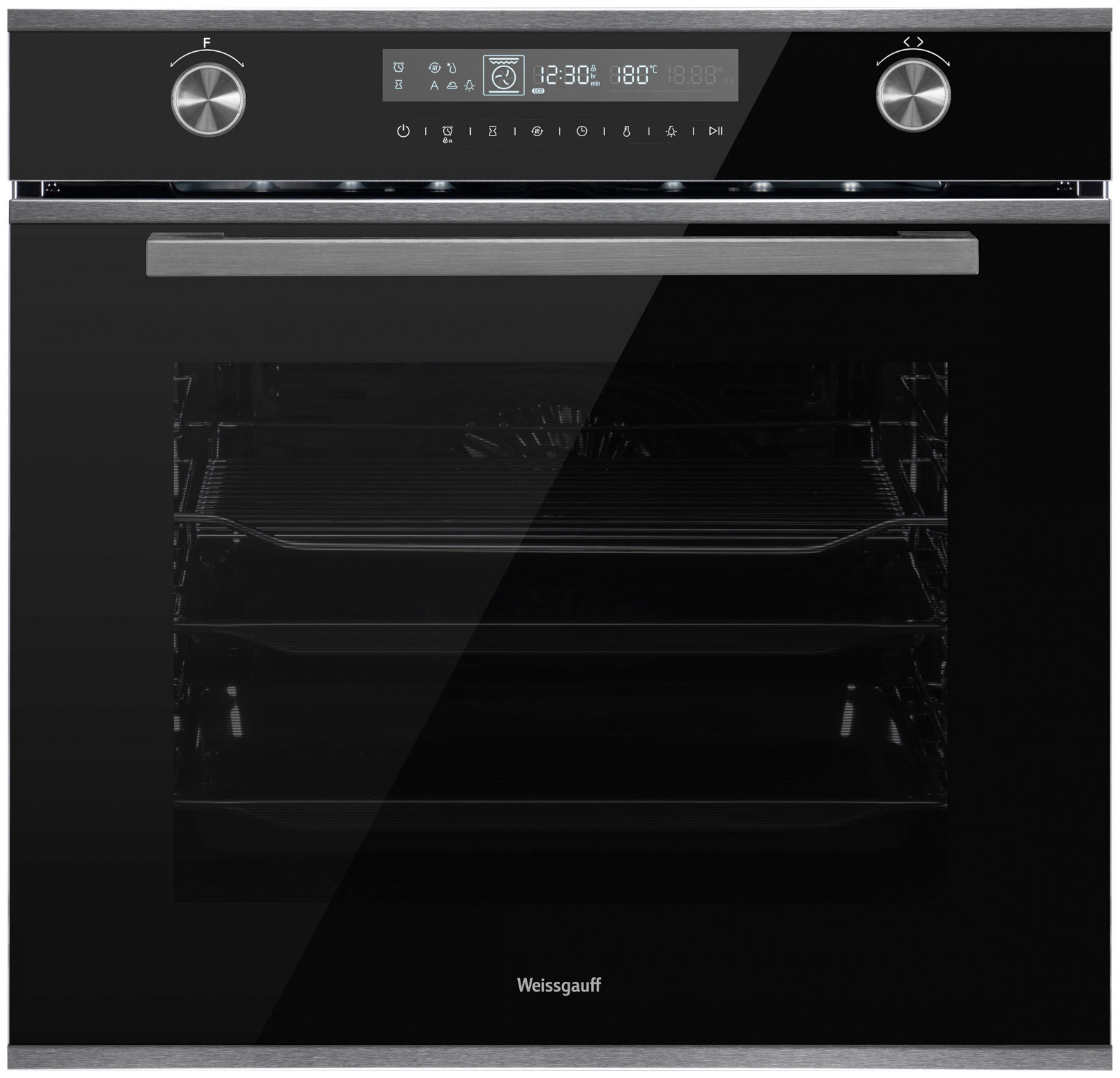 Изображение товара Встраиваемый духовой шкаф Weissgauff Eom 751 Pdbsx 60x59.60x56.60 см цвет черный