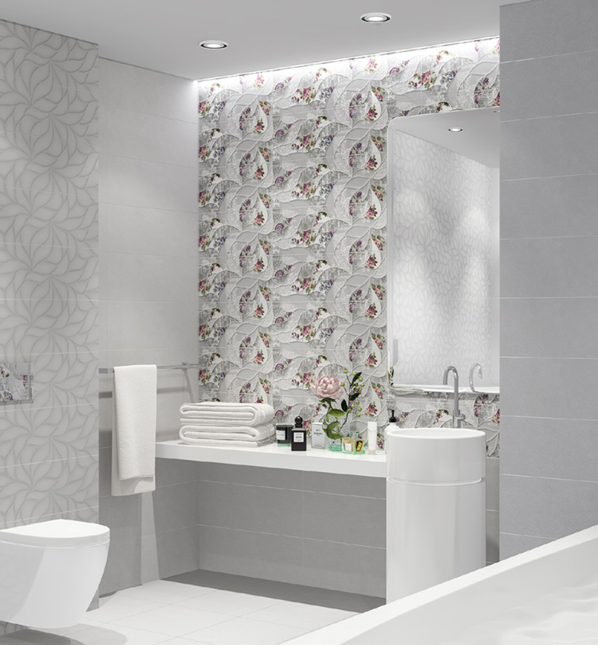 Изображение товара Керамическая плитка Eletto ceramica 24.2x70 см коллекция Malwiya для стен серый