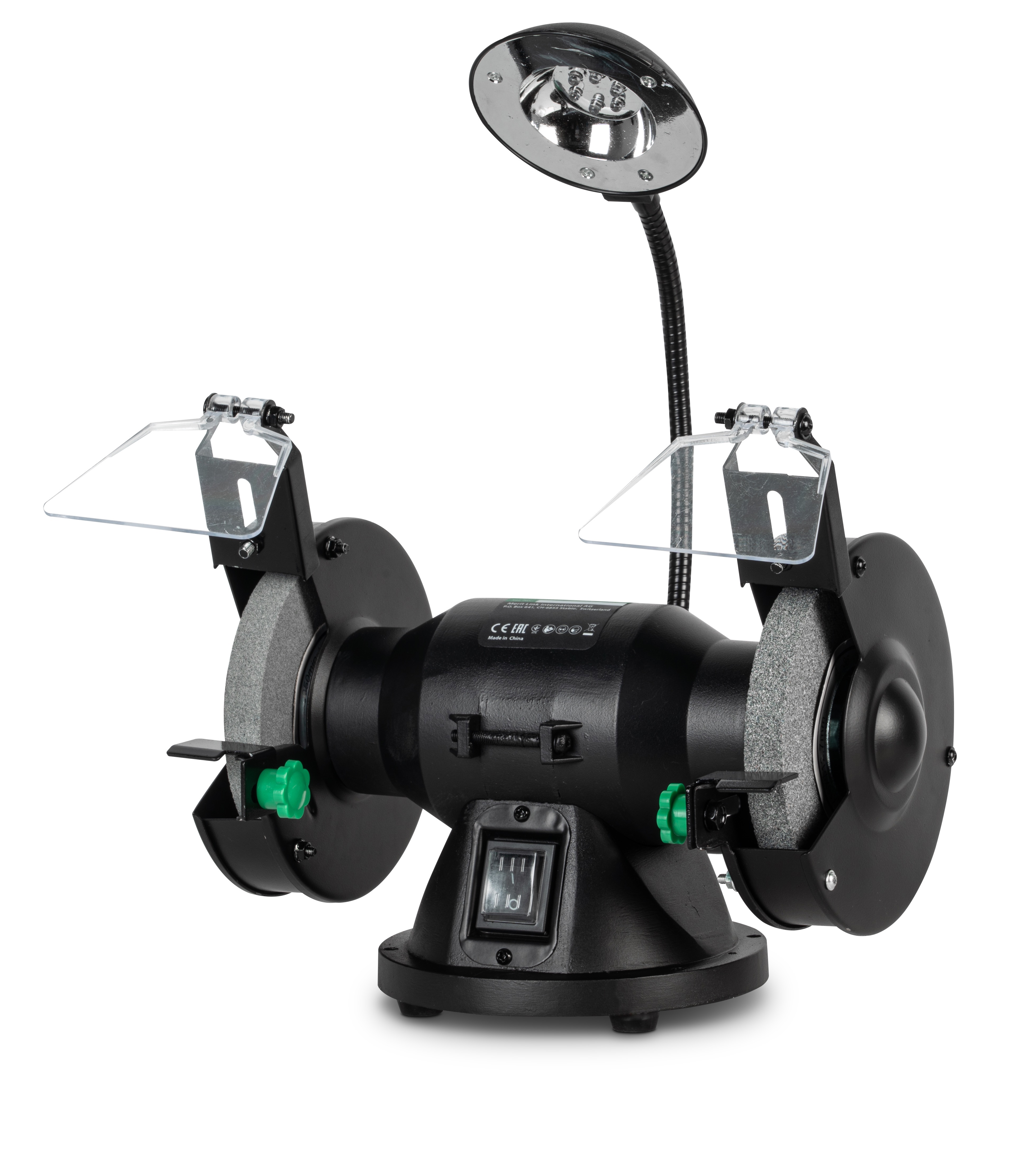 Изображение товара Точильный станок DWT DSP-150 L 150 Вт двухдисковый с LED подсветкой