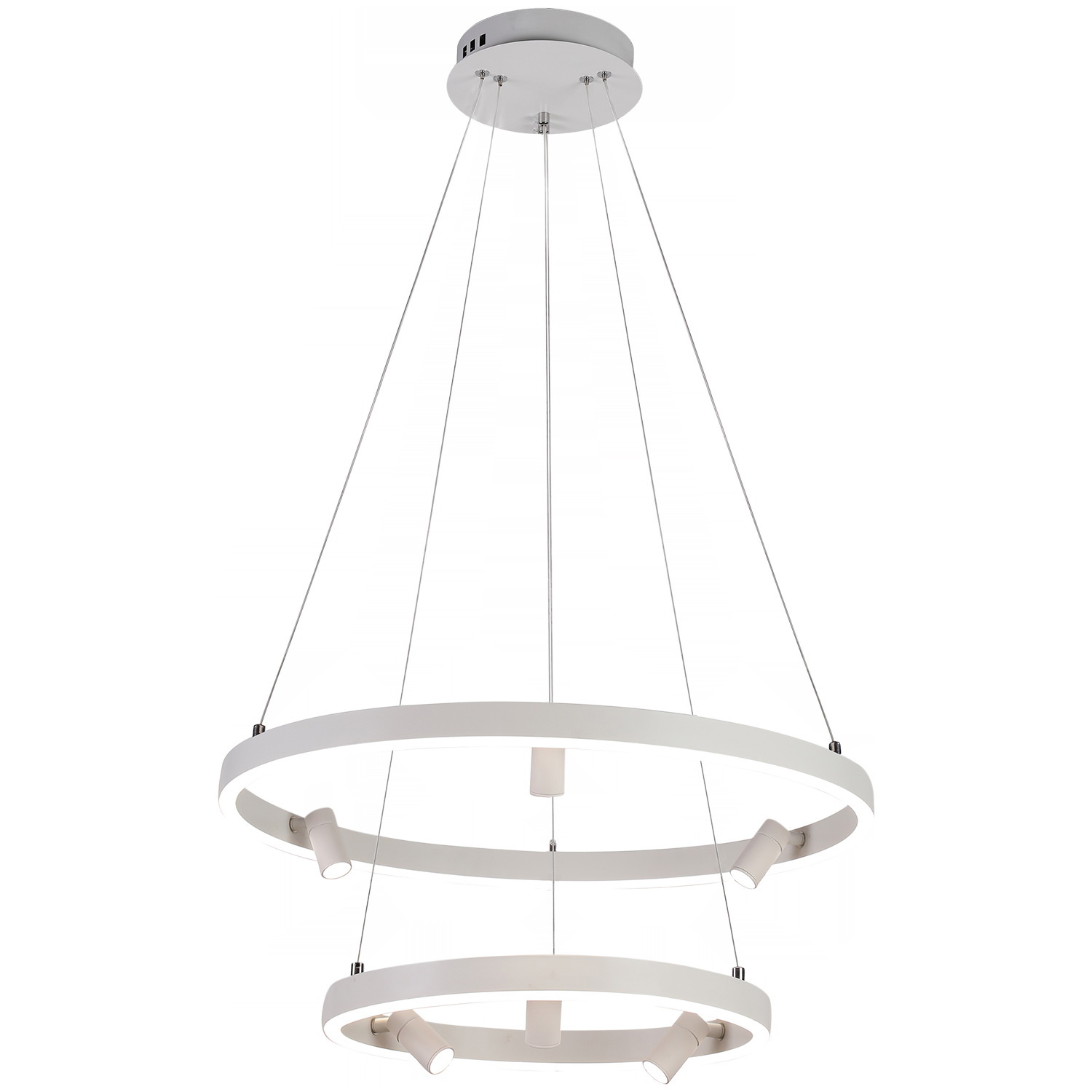 Изображение товара Светильник подвесной светодиодный Reluce 02476-0.4-6+4 с пультом управления 26 м² регулируемый белый свет цвет белый