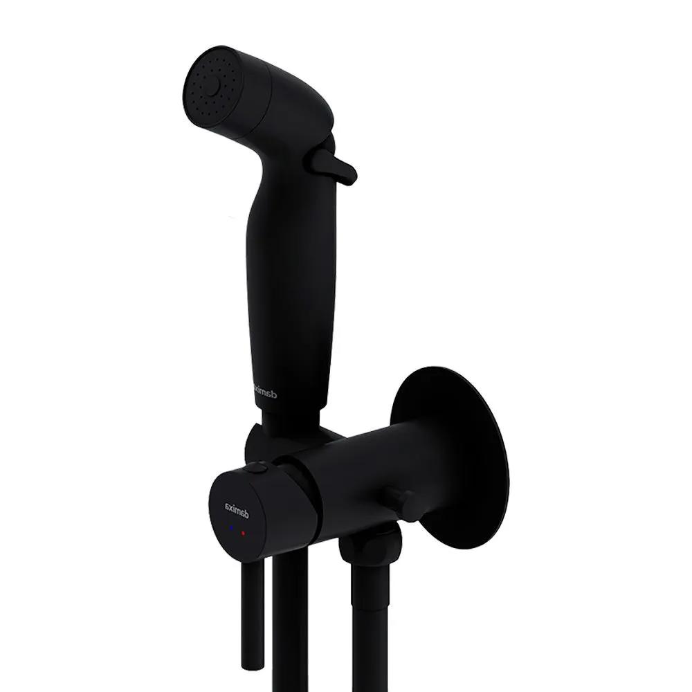 Изображение товара Гигиенический душ Damixa 211000300 Черный матовый с керамическим картриджем