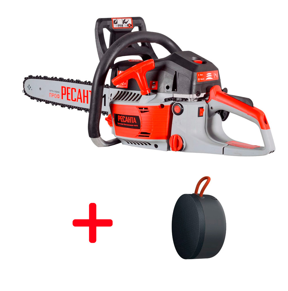 Изображение товара Бензопила Ресанта БП-4516 с мощным 3.1 л.с. бензиновым двигателем
