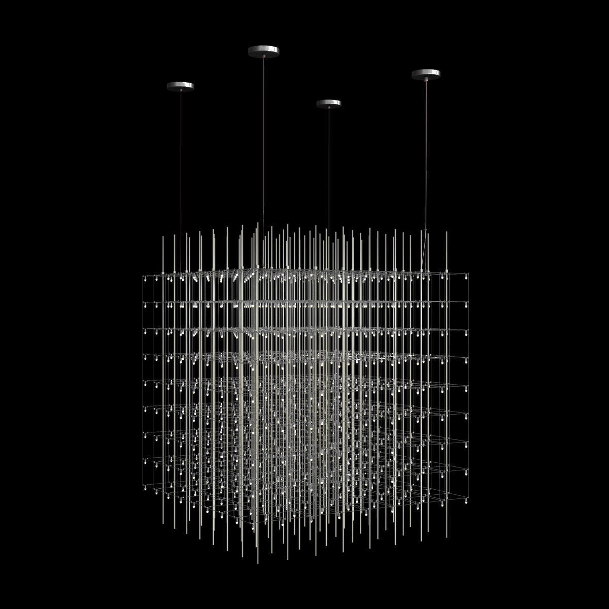 Изображение товара Современный подвесной светильник Loft It Maze 10348-800 27.55 м² теплый белый хром