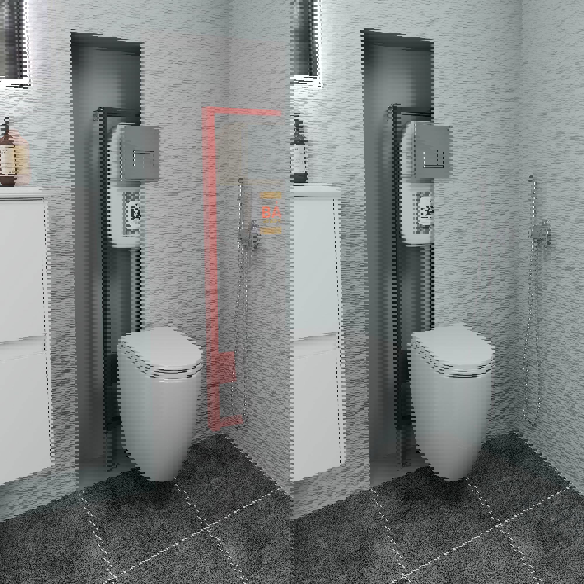 Изображение товара Комплект инсталляция с унитазом BAUEDGE Dream BL0001-HQ2 Q00007