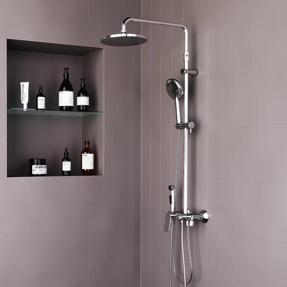 Изображение товара Душевая стойка Damixa 977770000 1 режимная цвет хром