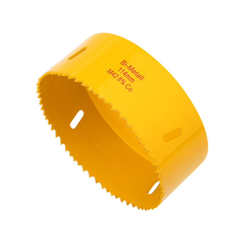 Изображение товара Коронка биметаллическая по металлу Kranz KR-92-0247 114 мм для сверления металла и дерева